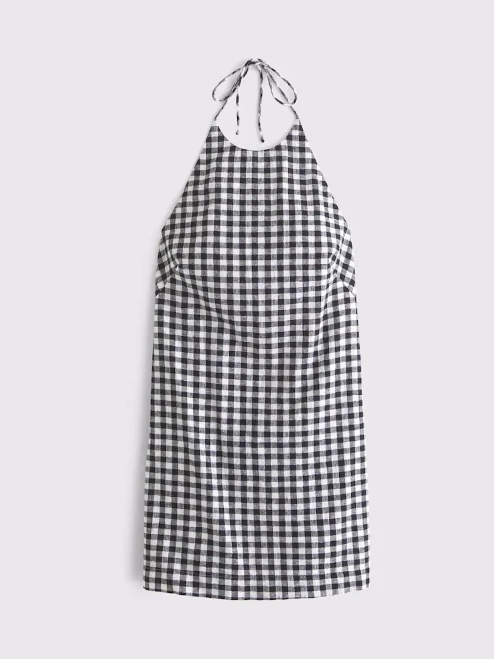A&F High Neck Linen Halter Mini Dress XS